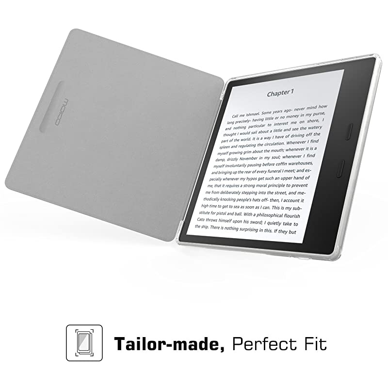 Case Fits AllNew Kindle Oasis 9th and 10th Generation ONLY 2017 and 2019 Release Slim Lightweight Cover with Translucent Frosted Back Protector Almond Blossom