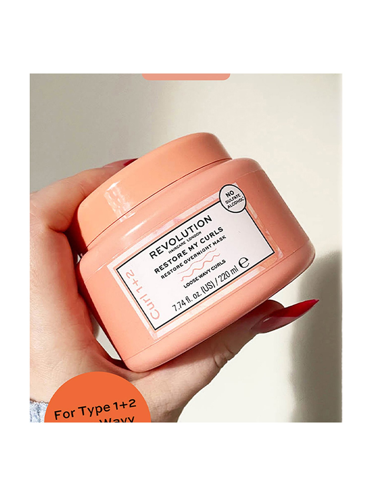 Revolution Haircare London Restore My Curls Overnight Mask - 220 ml