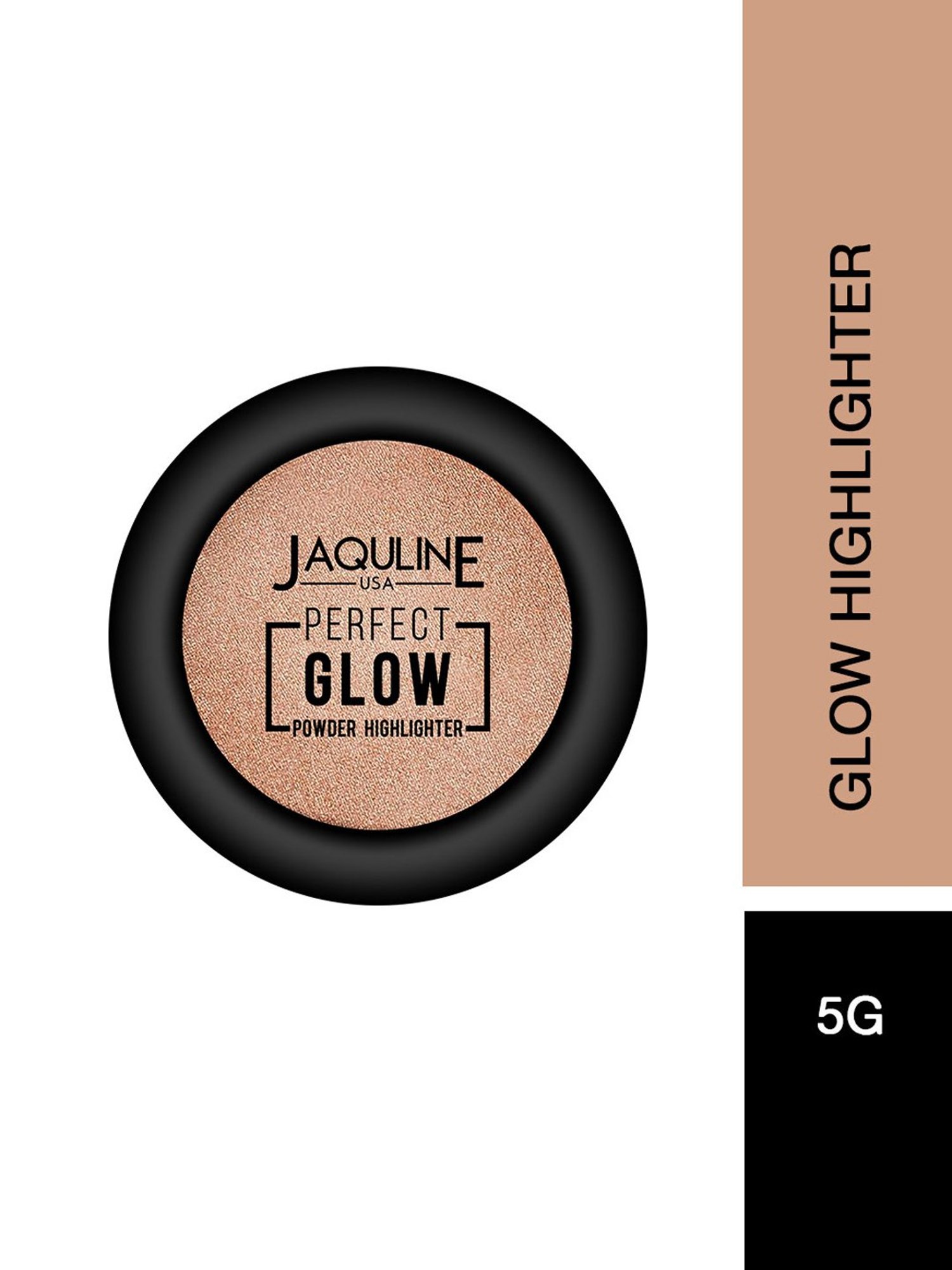 Jaquline USA Perfect Glow Powder Highlighter Golden Hour 03 - 5 gm