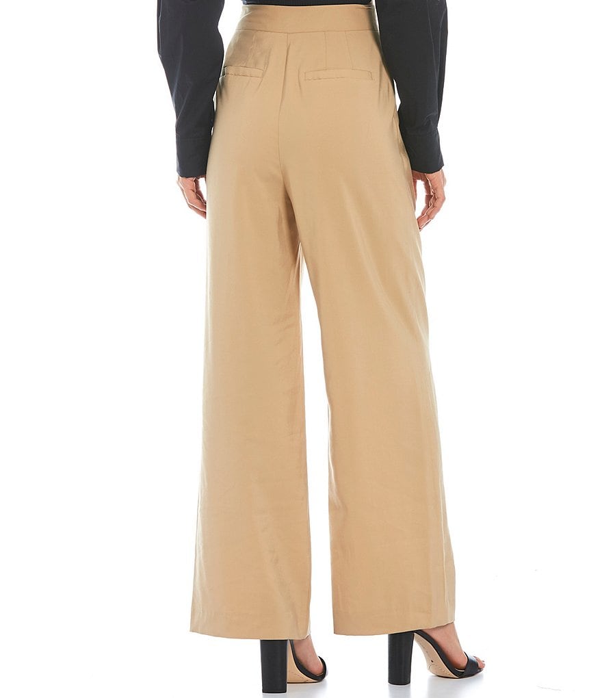 Gianni Bini High Rise Full length Wide Leg Gaucho Pants