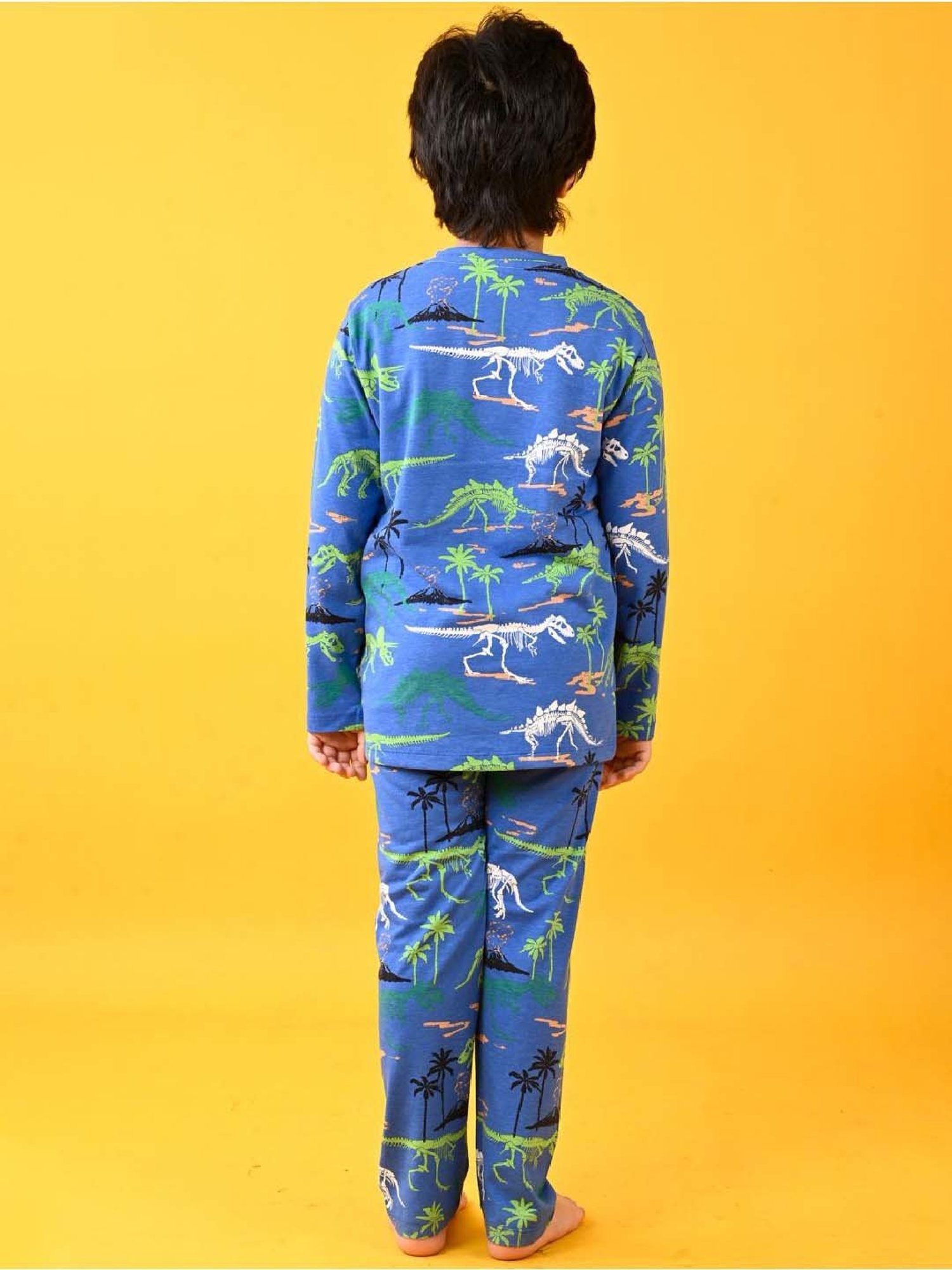 Anthrilo Boys Royal Printed Full Sleeves Night Suits