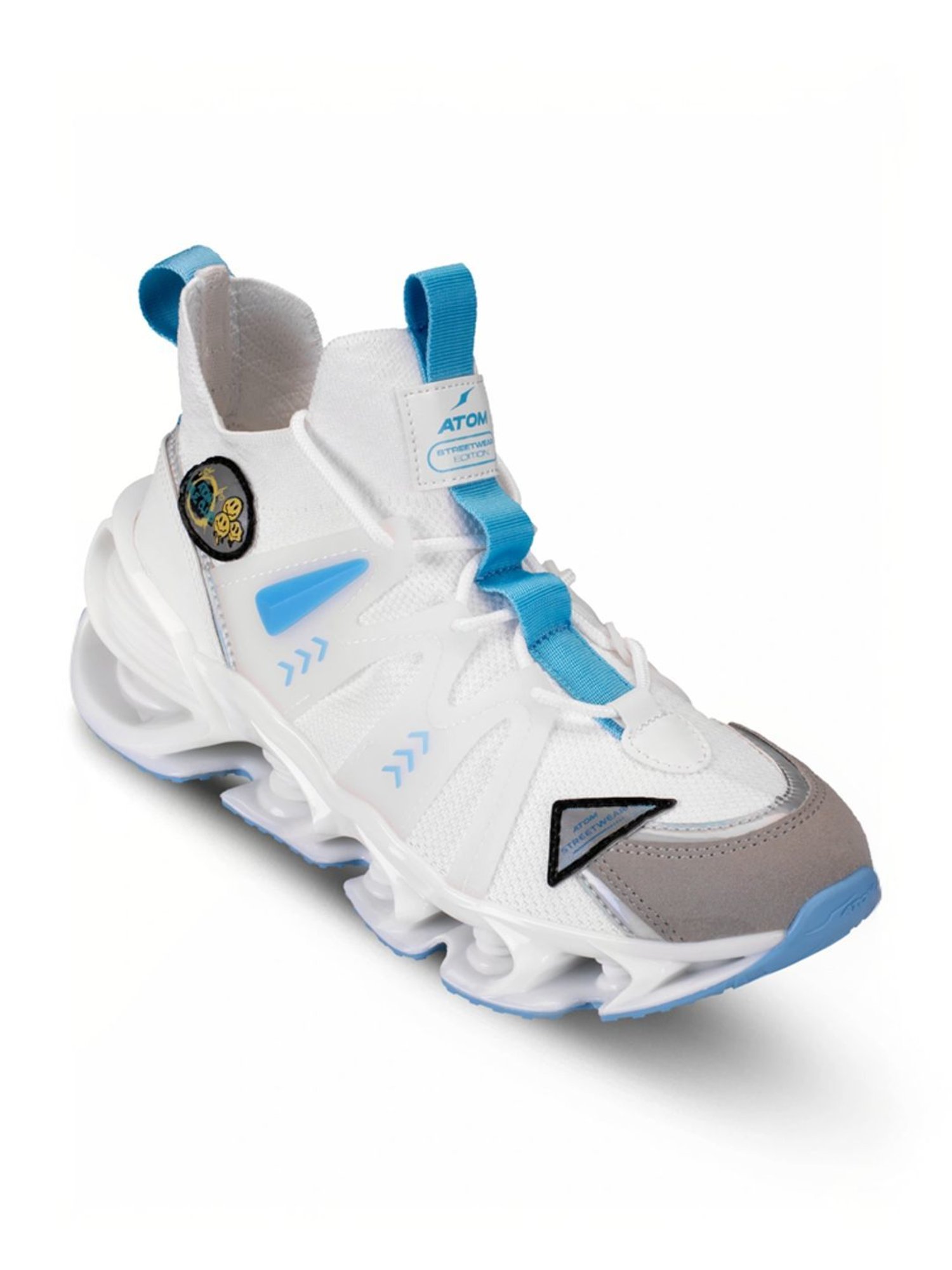 Atom Men's Spring Edge Alpha 2 White Running Shoes