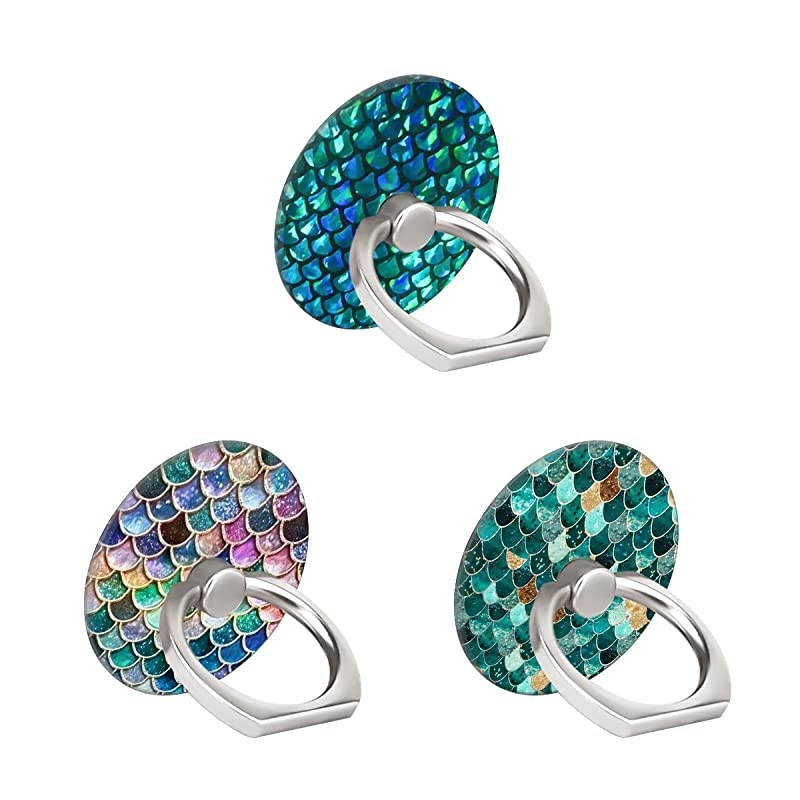 PackRing Phone Holder Bracket Stand Kickstand for SmartphonesTabletsPadsMermaid Scale