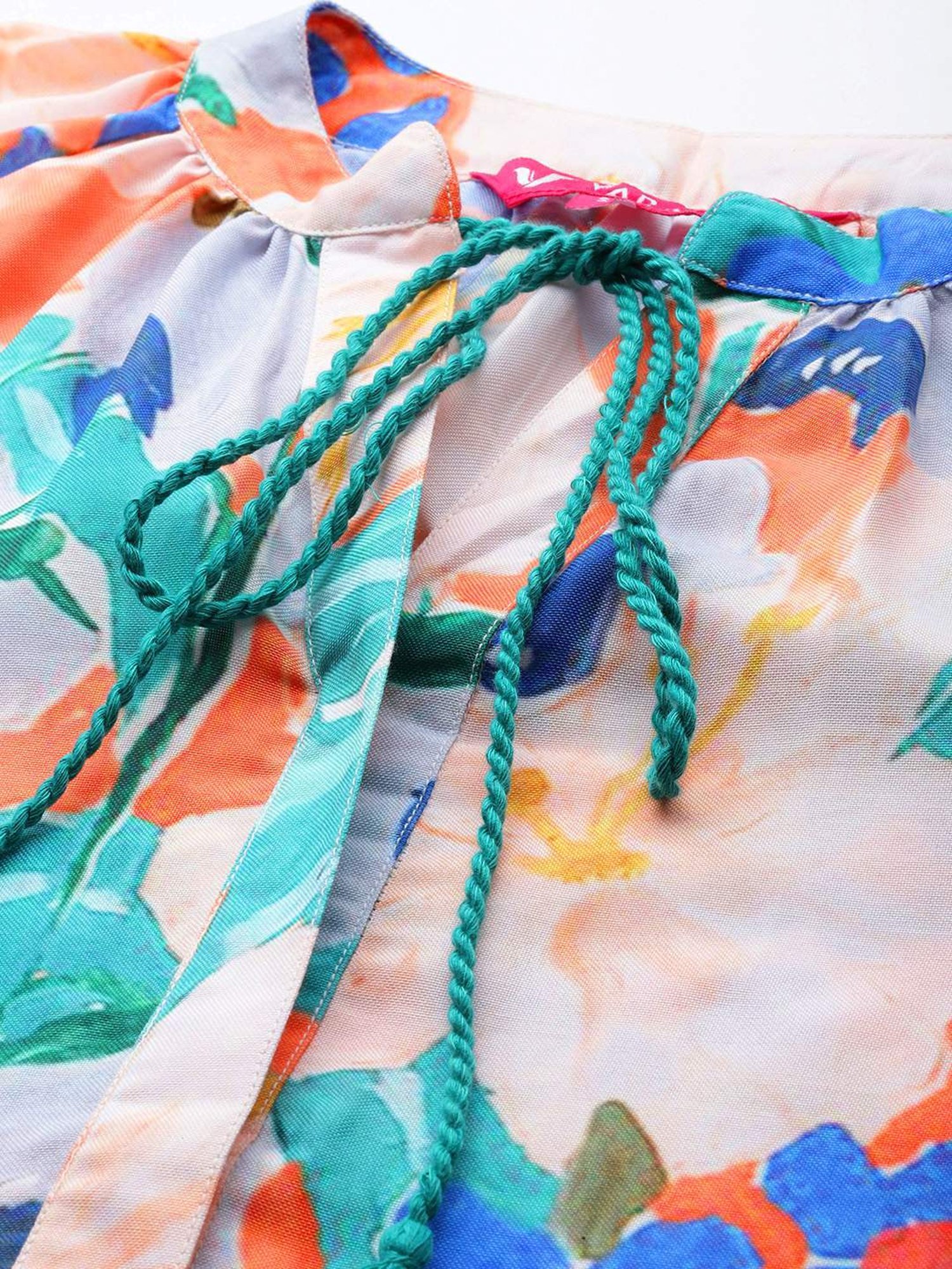 Varanga Multicolored Cotton Printed Kurta Palazzo Set