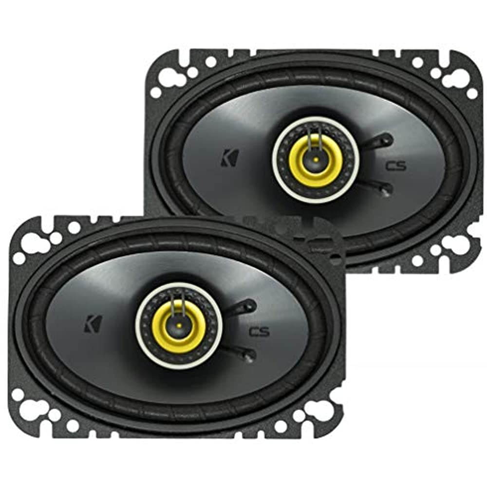Kicker 46CSC464 Car Audio 4x6 Coaxial Full Range Stereo Speakers Pair CSC46