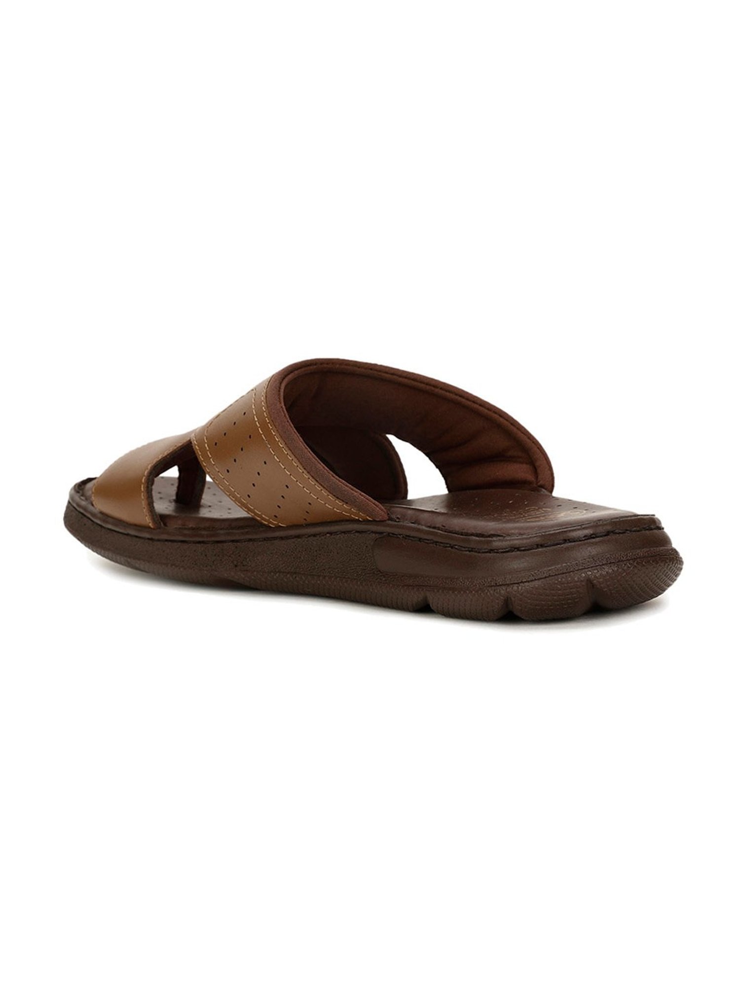 Scholl by Bata Men's Tan Toe Ring Sandals