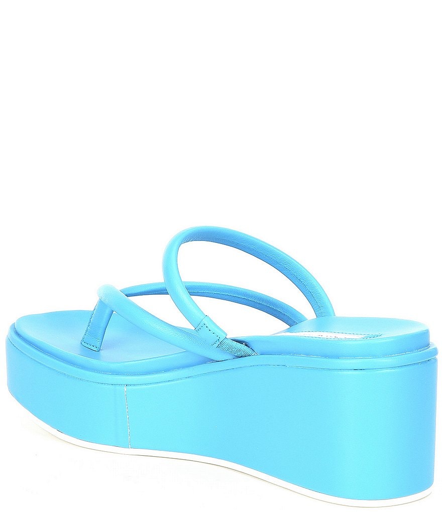 Chelsea & Violet Benni Flatform Wedge Thong Sandals
