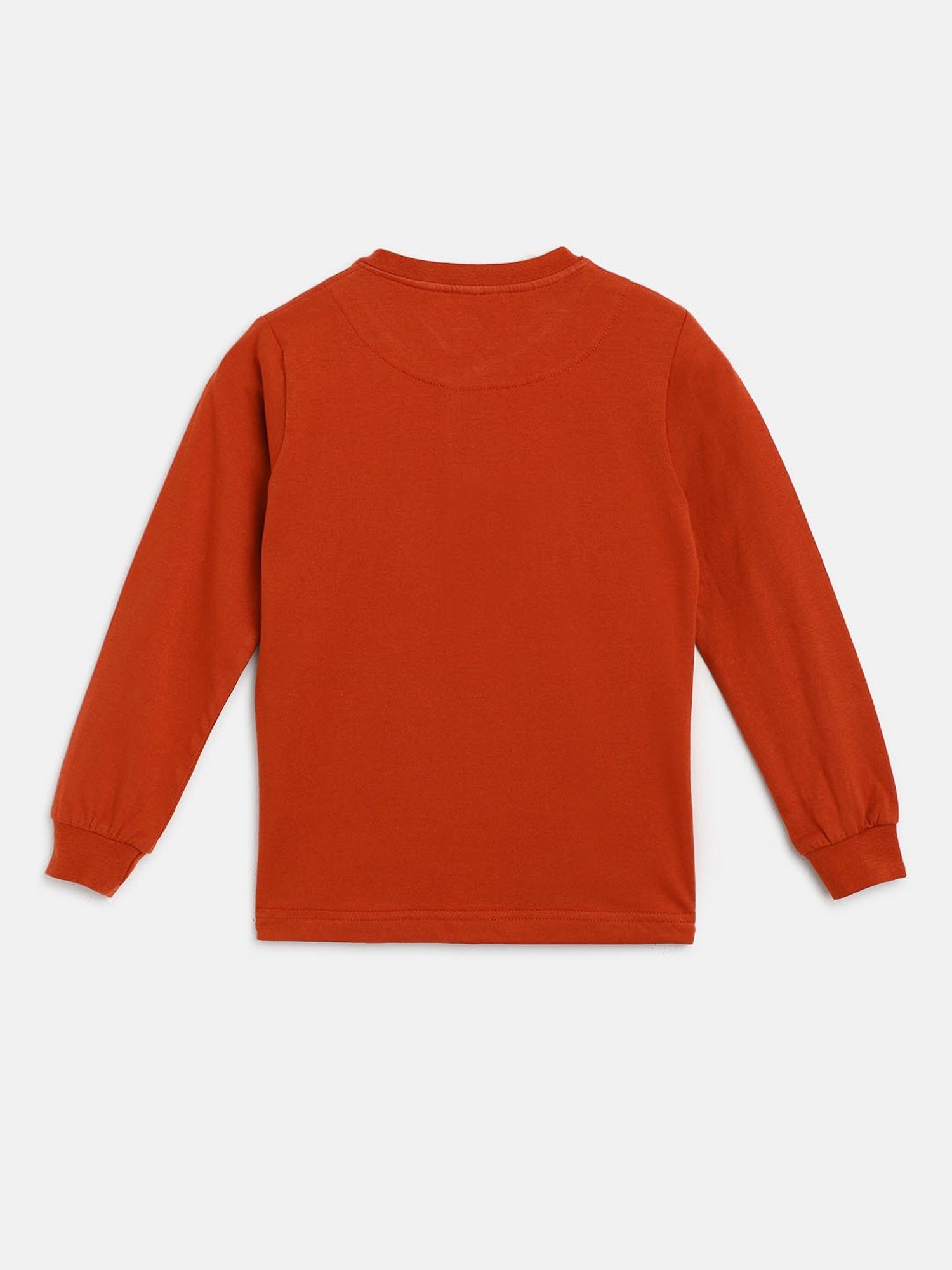 Campana Rust Solid  Full Sleeves T-Shirt