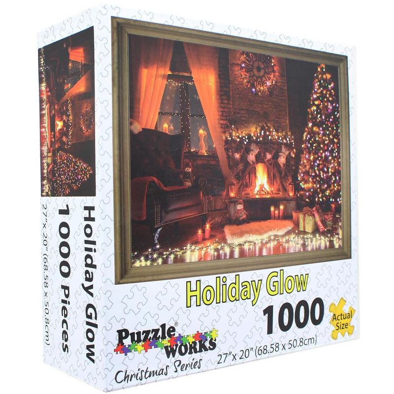 Puzzleworks Holiday Glow 1000 Piece Jigsaw Puzzle