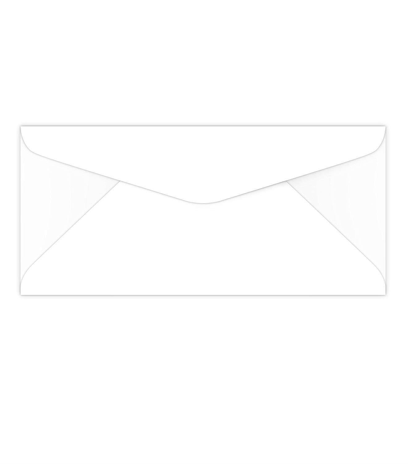 Bright Color #10 Envelopes - 50 Envelopes (White)