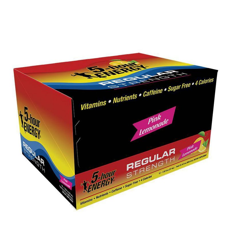 5 Hour Energy Shot - Pink Lemonade - 12ct