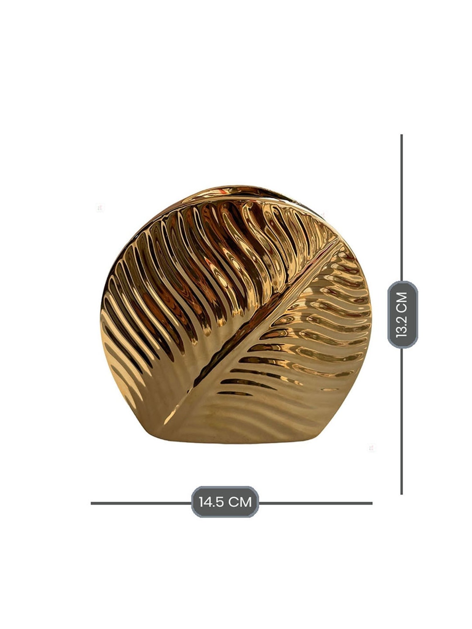 Art Street Basic Gold Ceramic Vases