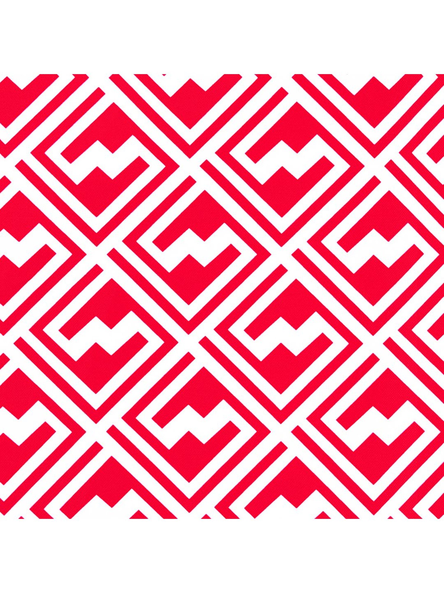 Swayam Red & White Cotton 60 cm x 60 cm Cushion Covers - Set of 5