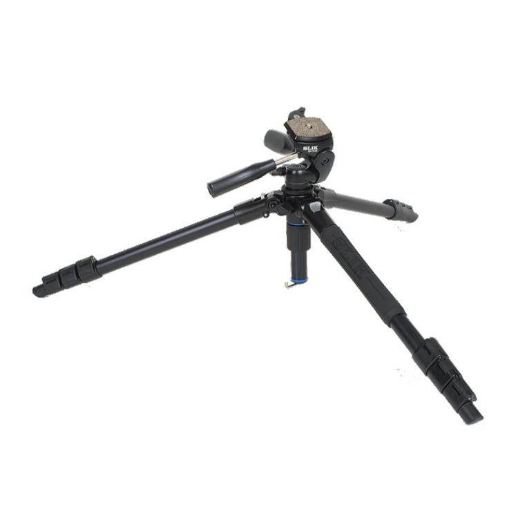 Slik Pro AL-324DX Tripod with SH-705E 3-Way Pan Head, 8.8 lb Capacity #613-358
