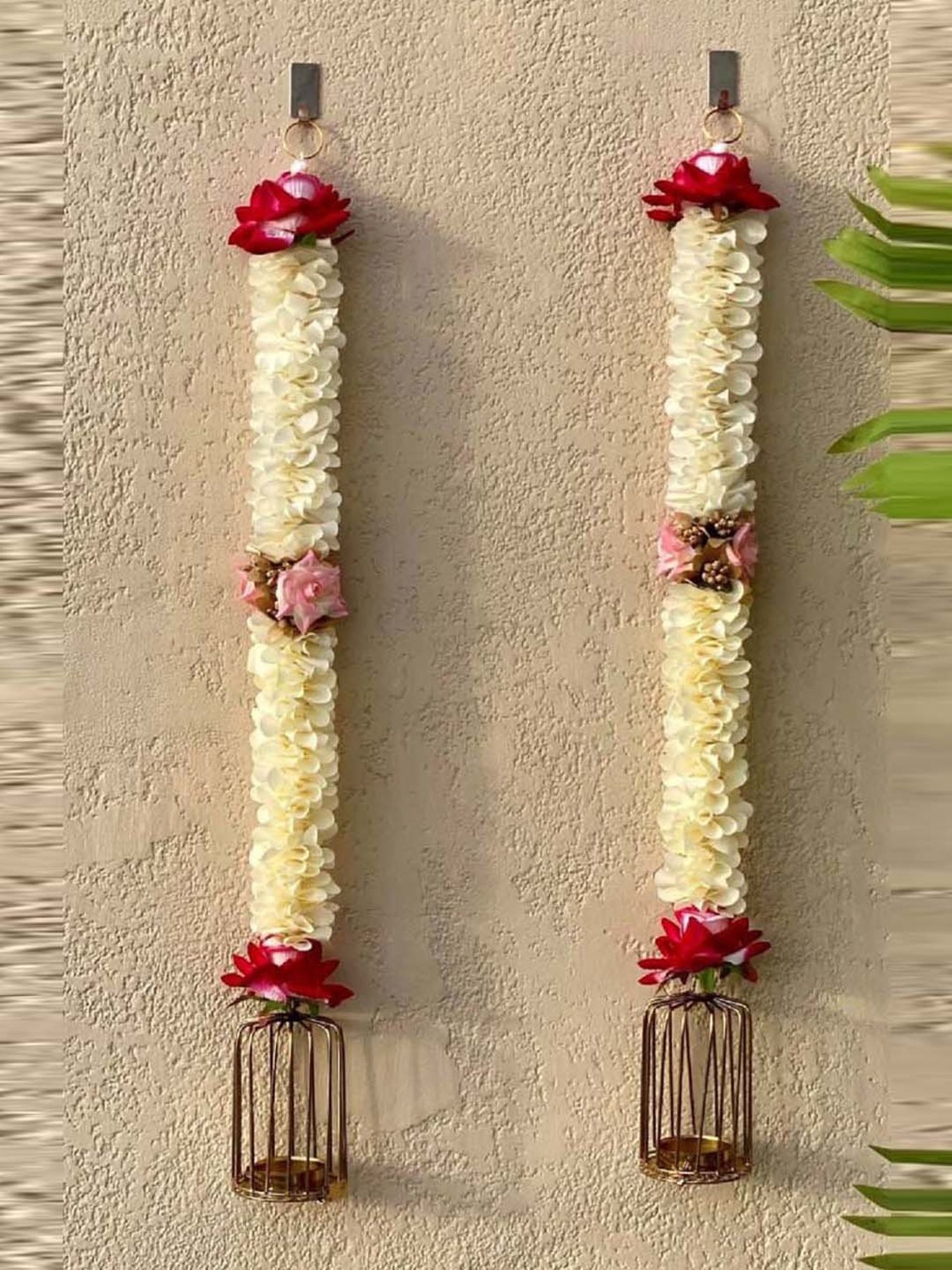 Mason Home Multicolor Floral Festive Latkan No - 1066 (Set of 2)