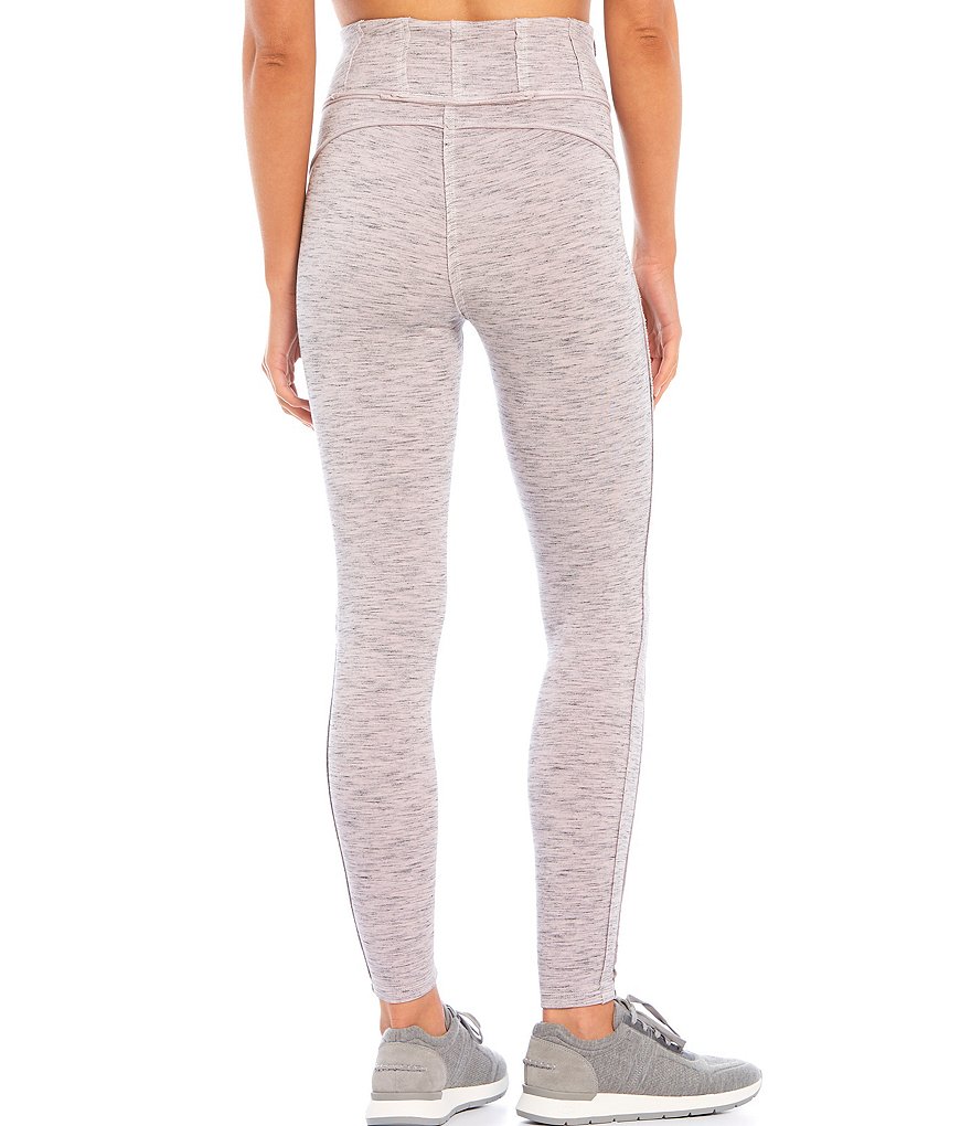 Free People FP Movement Hybrid Exposed Seam Detail High Rise Leggings