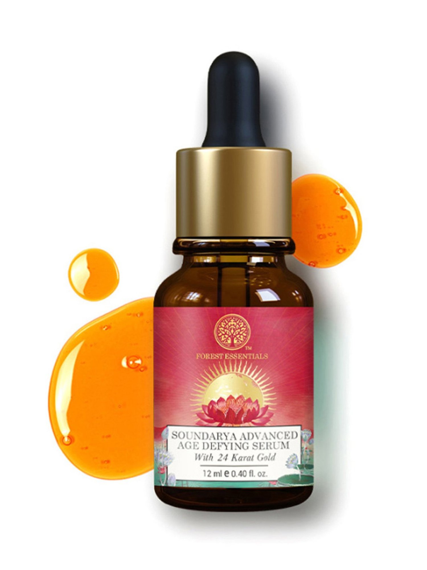 Forest Essentials Advanced Soundarya Age Defying Facial Serum with 24k Gold Serum - 12 ml
