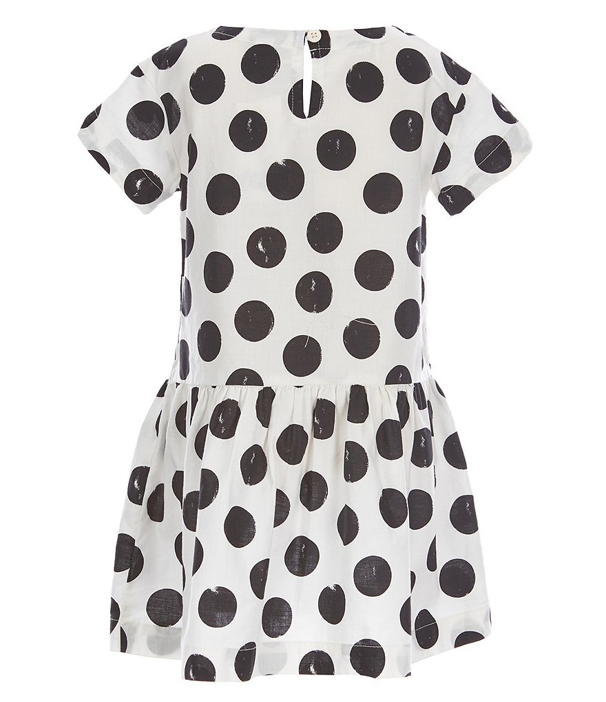 Tea Collection Little Girls 2-6 Woven Dots Pocket Dress
