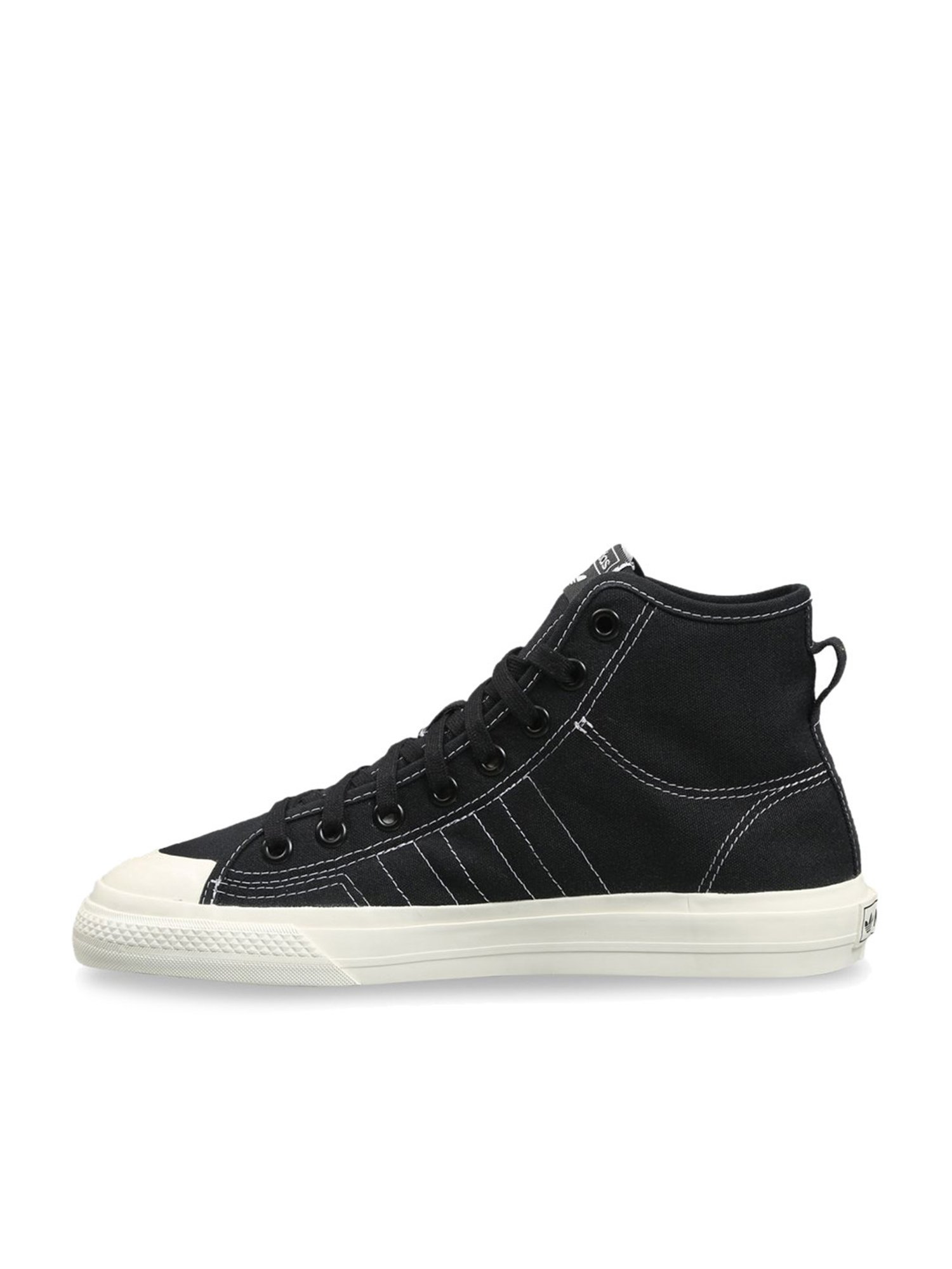Adidas Originals Men's NIZZA HI RF Black Ankle High Sneakers