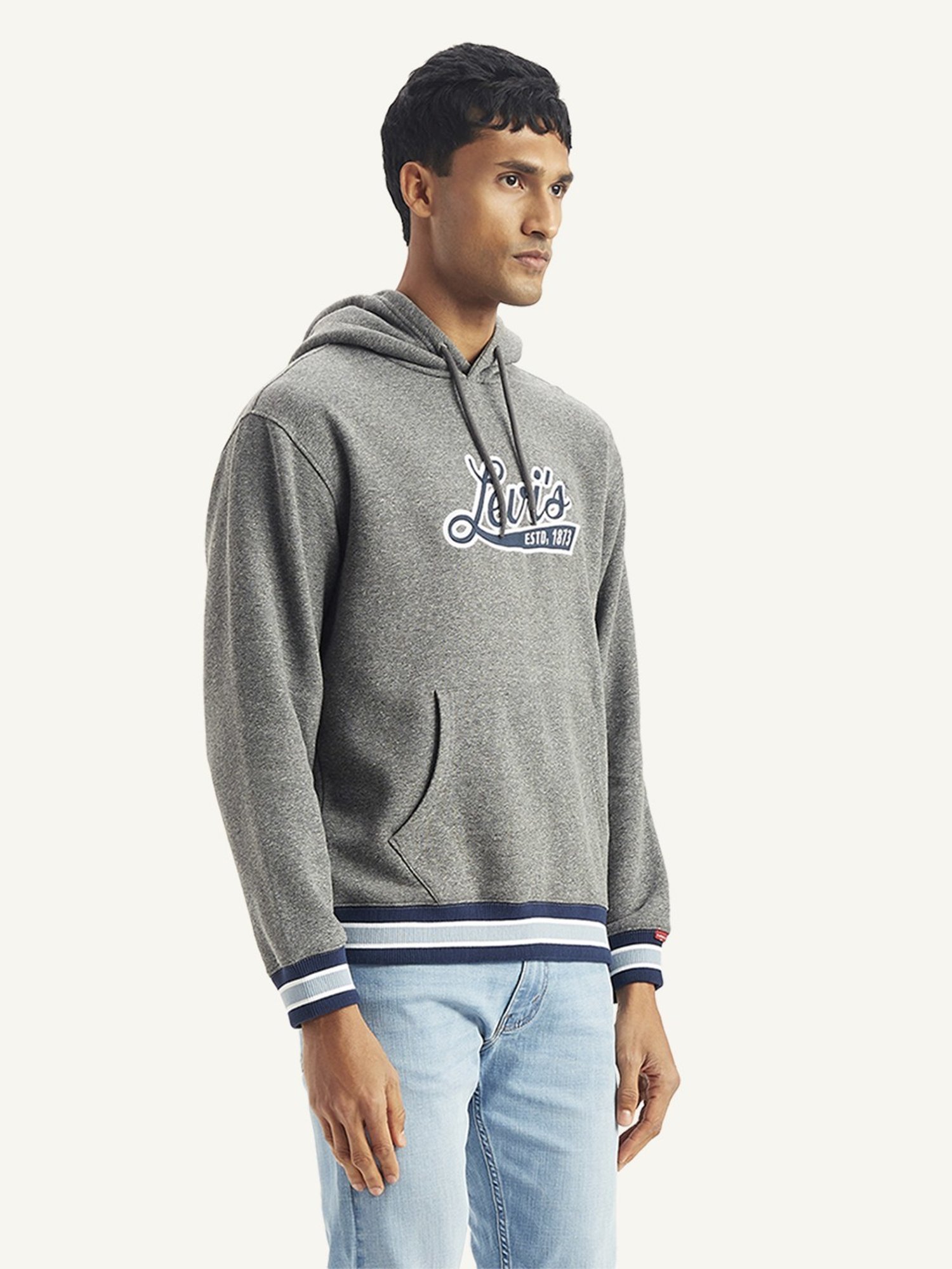 Forca Black Regular Fit Printed Sweatshirt