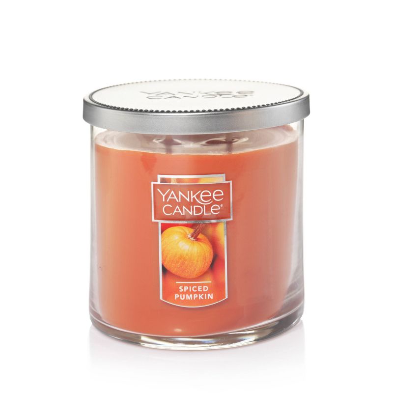 12.5oz Lidded Glass Jar 2-Wick Spiced Pumpkin Candle - Yankee Candle