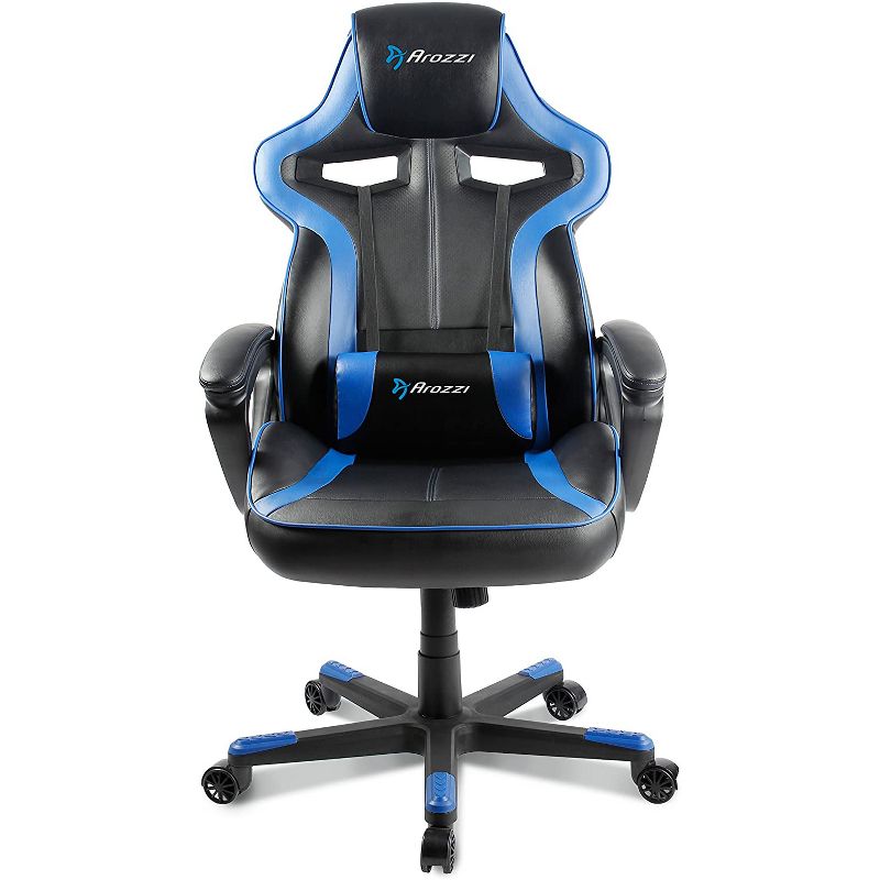 Arozzi Milano Enhanced Gaming Chair, Blue (MILANO-BL)