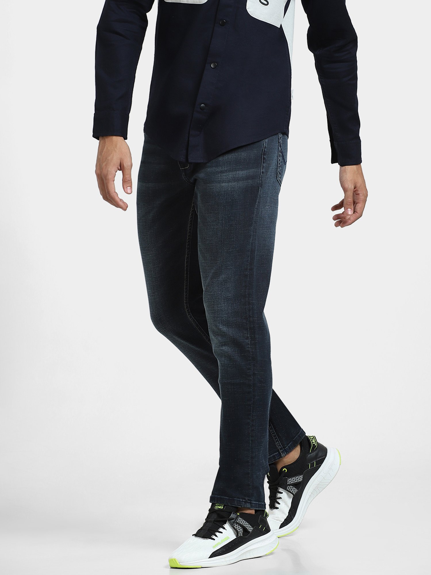 American Eagle Blue Cotton Regular Fit Jeans