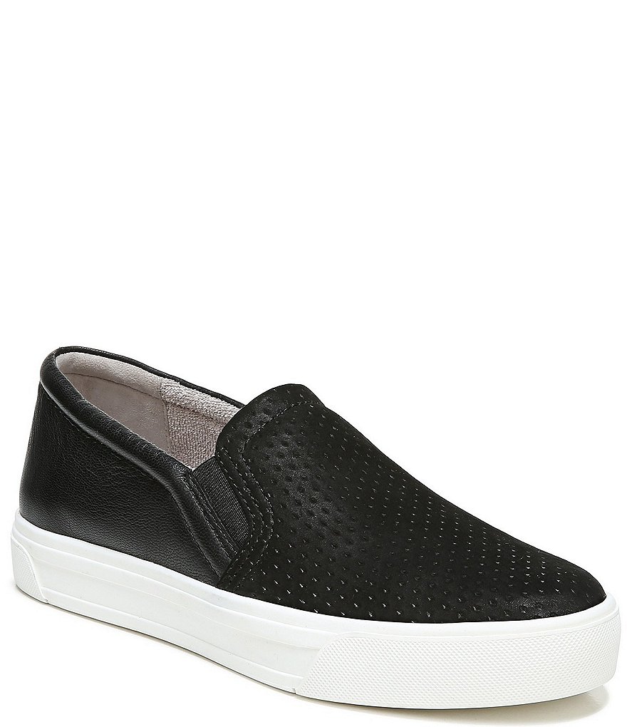 DKNY Eli Leather Logo Hardware Strap Loafers