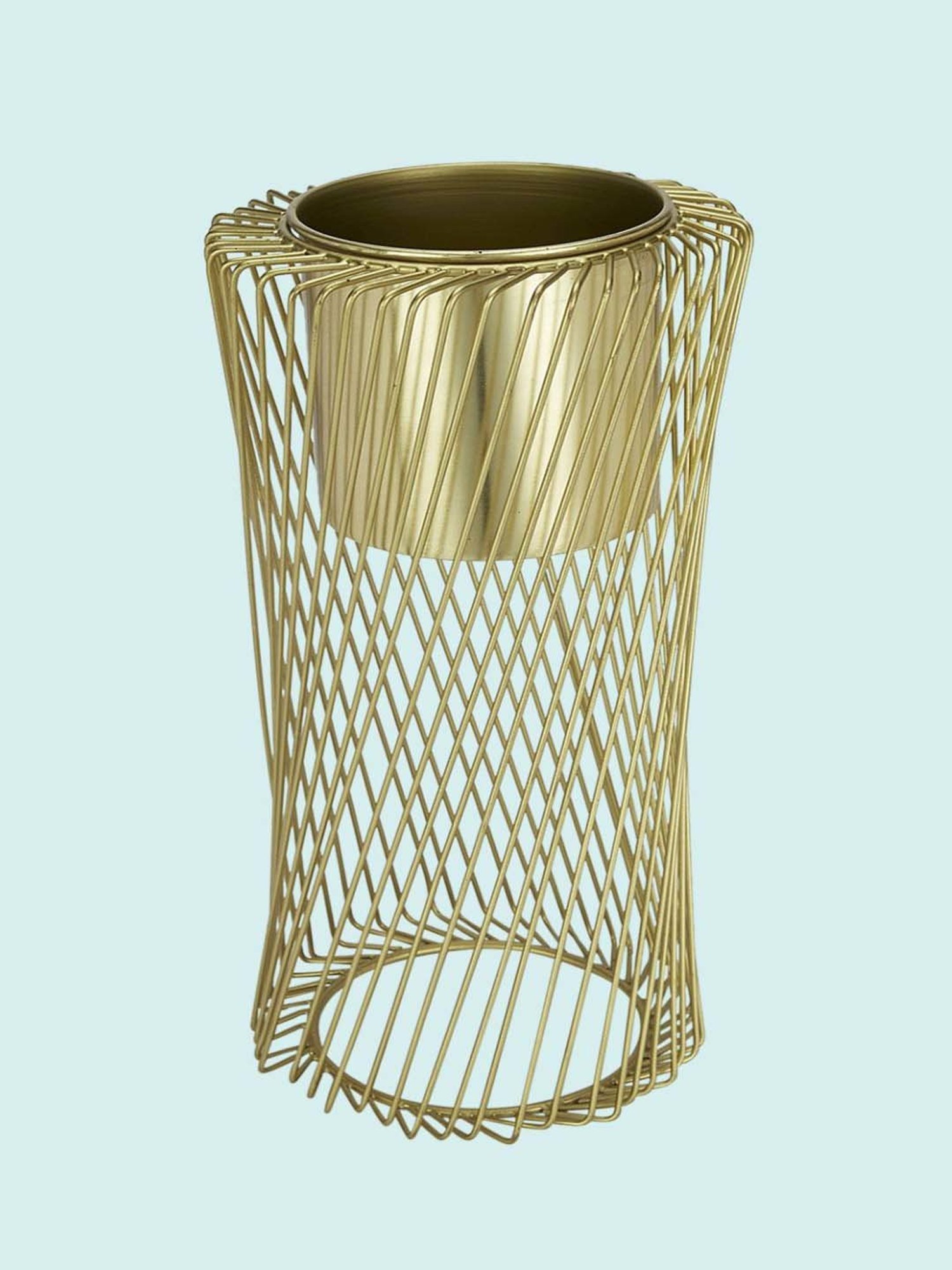 Living Scapes by Pantaloons Gold Iron Planter