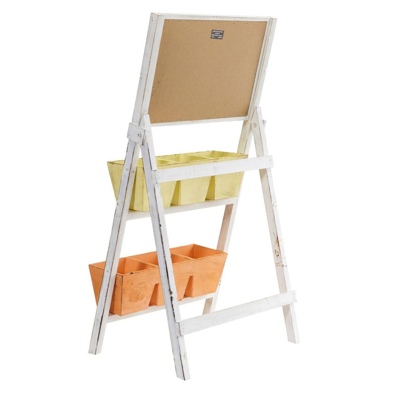 Rectangular Metal Butterfly Plant Stand - Antique Bronze