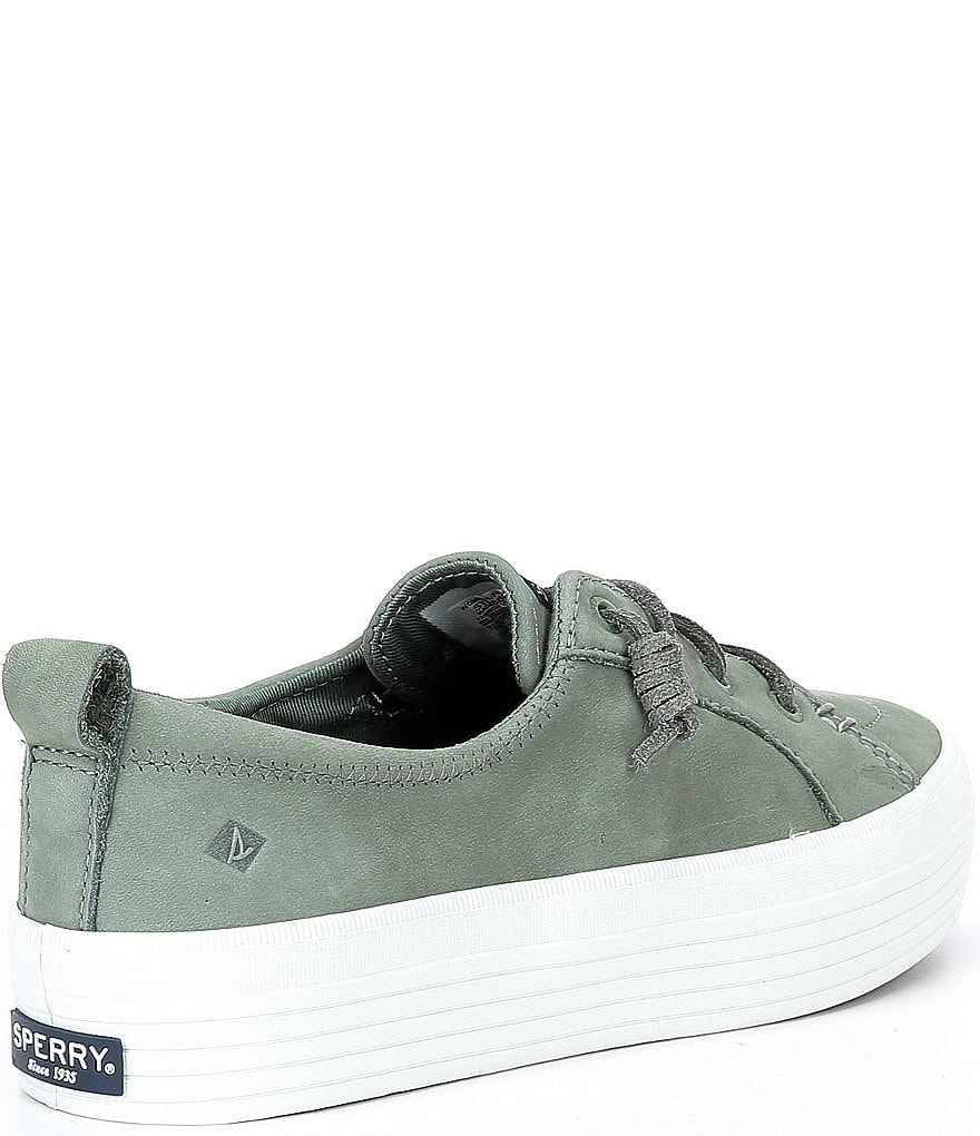 Sperry Women's Crest Vibe Leather Platform Sneakers