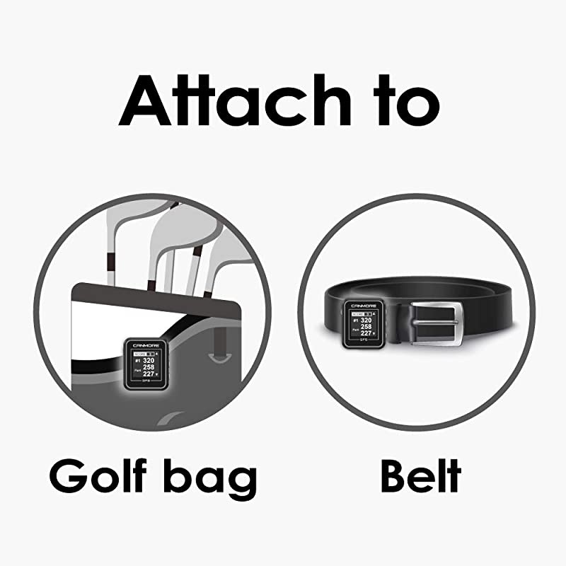 H300 Handheld Golf GPS Essential Golf Course Data and Score Sheet Minimalist amp User Friendly 38000+ Free Courses Worldwide and Growing 4ATM Waterproof 1Year Warranty Black