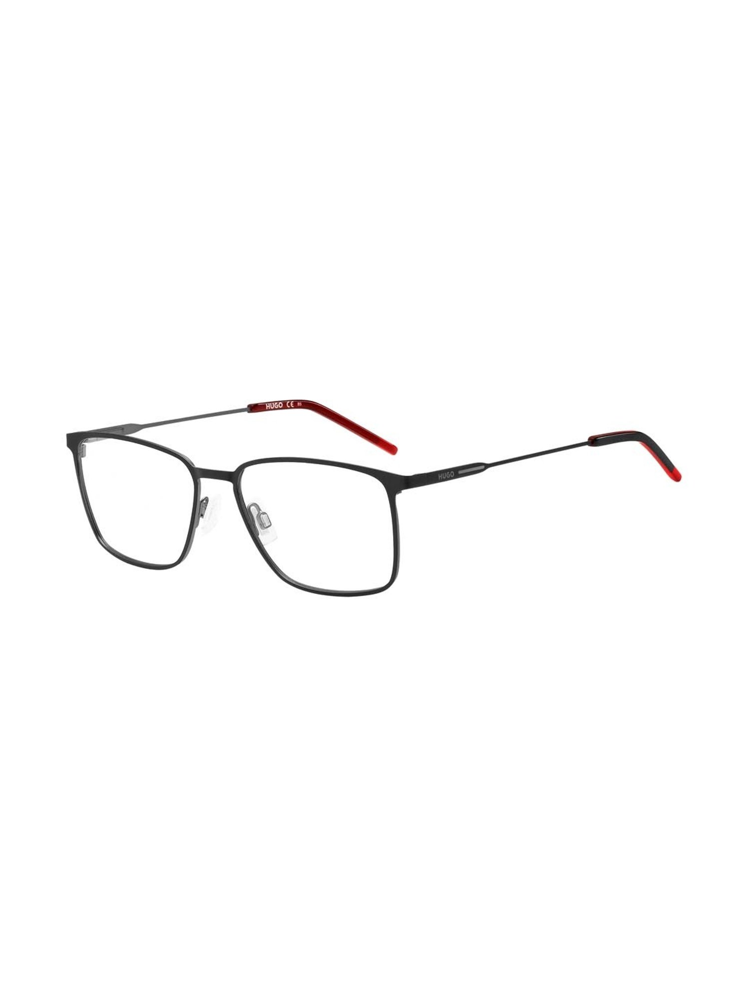 HUGO Black Square Eye Frames for Men
