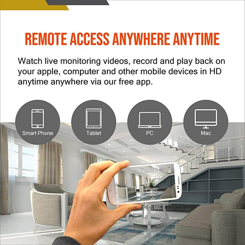 SDR-843052T 8 Channel Super HD Video Security DVR with 2TB Hard Drive