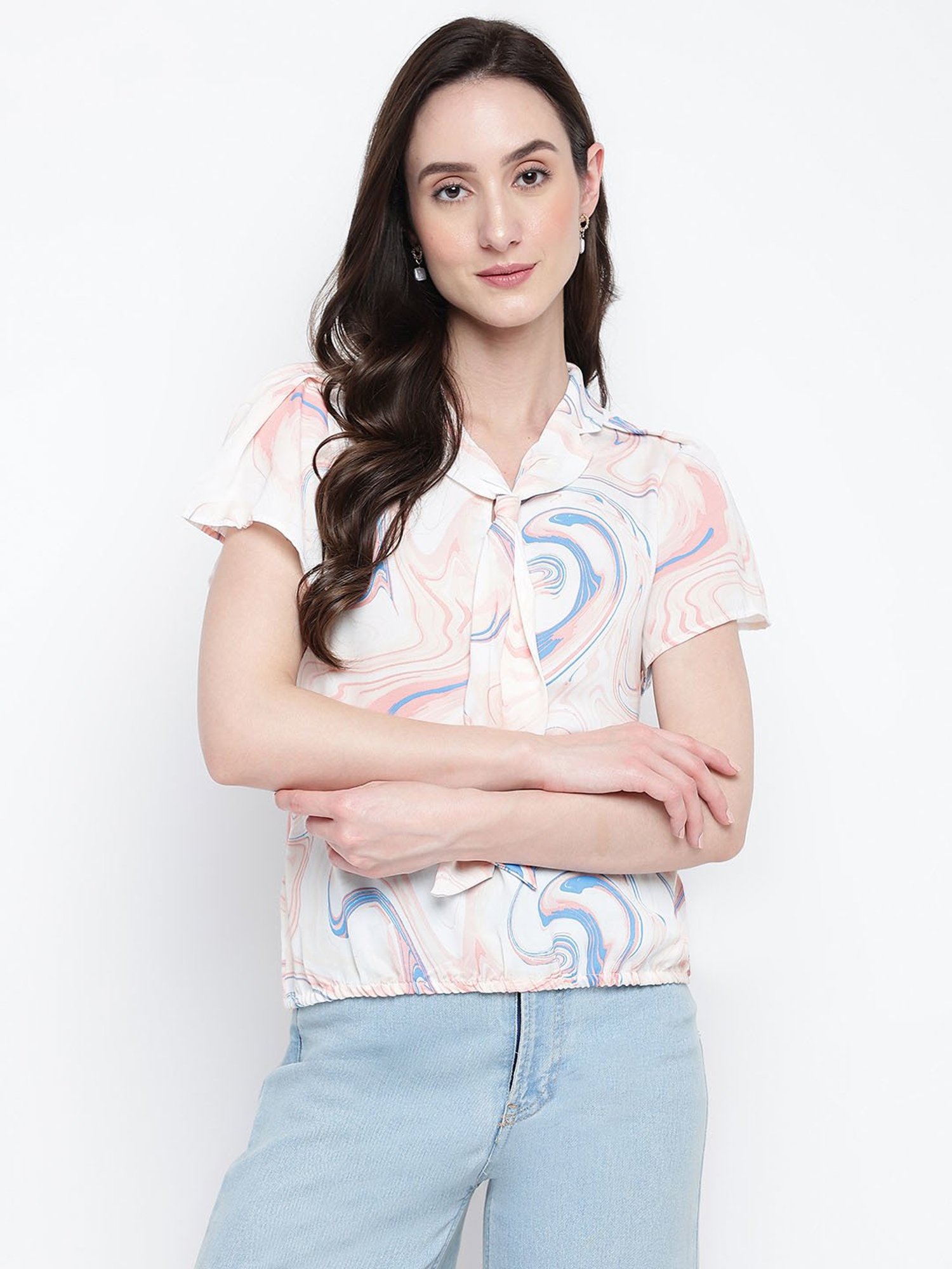 Latin Quarters Multicolor Printed Top