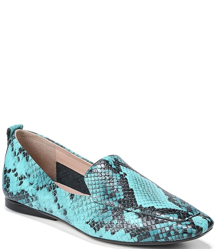 Trotters Harlow Lizard Patent Suede Leather Slip-Ons