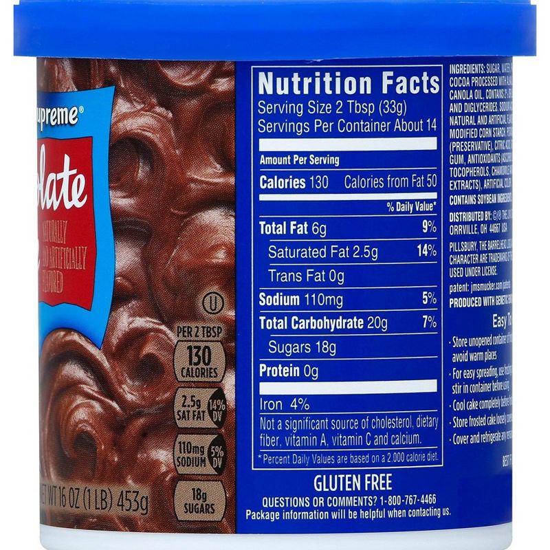 Pillsbury Creamy Supreme Chocolate Fudge Frosting - 16oz