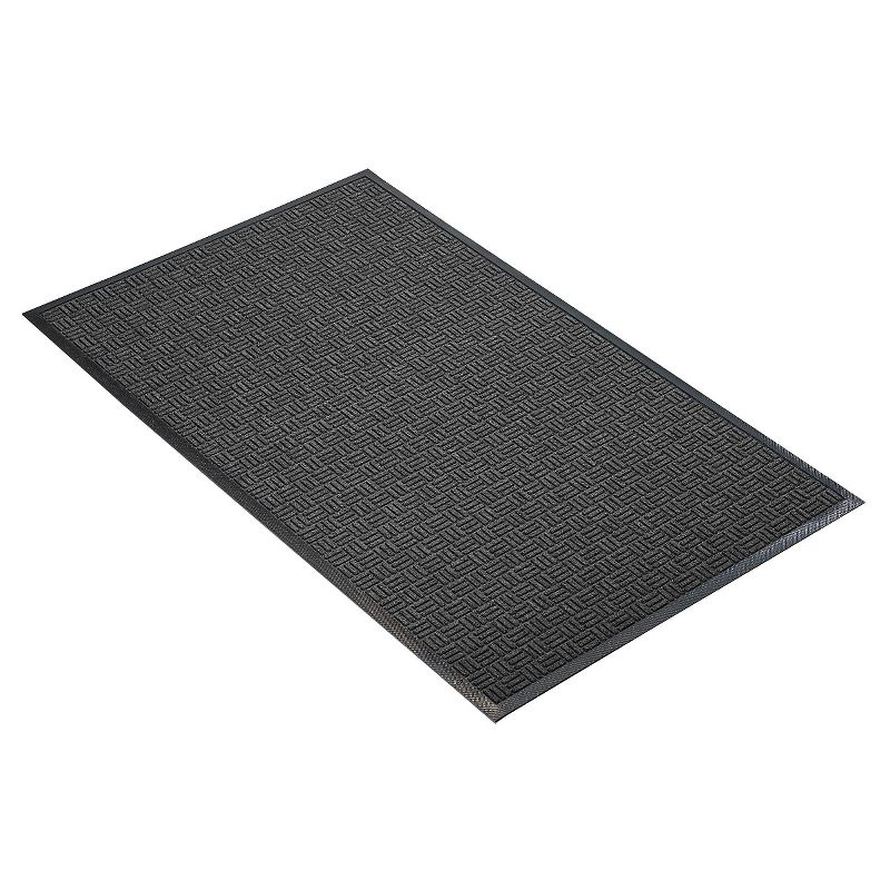 Charcoal Solid Doormat - (2'X3') - HomeTrax