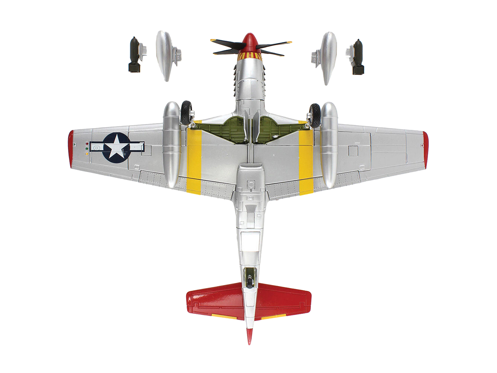 North American P-51D Mustang Fighter Aircraft "Lt. Col. McComas 118th Tactical Reconnaissance Squadron 23rd Fighter Group China" (1945) United States Army Air Force "Air Power Series" 1/48 Diecast Model by Hobby Master