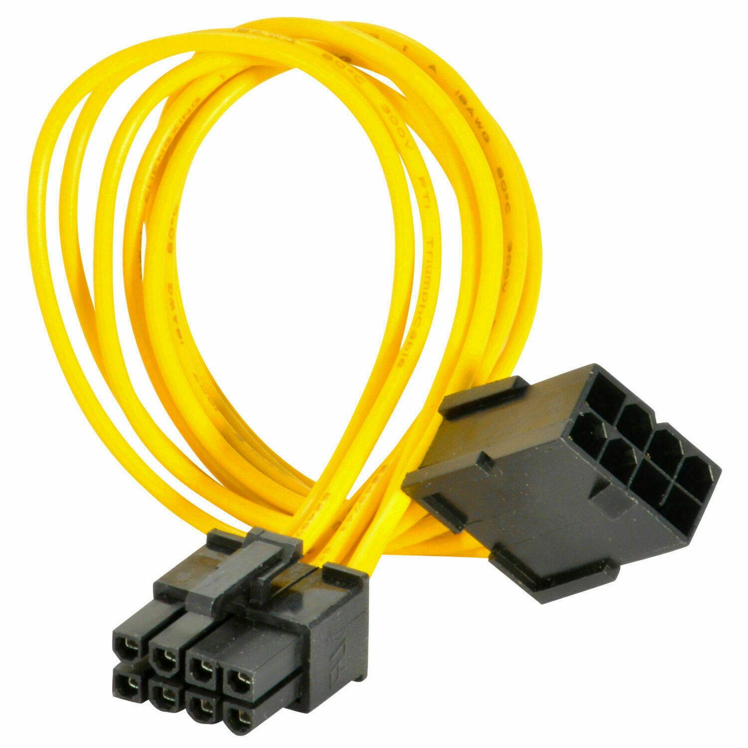 8-Pin PCIE Power Extension Cable for GPU Video Card PCI-Express PCI-E 8" 20CM