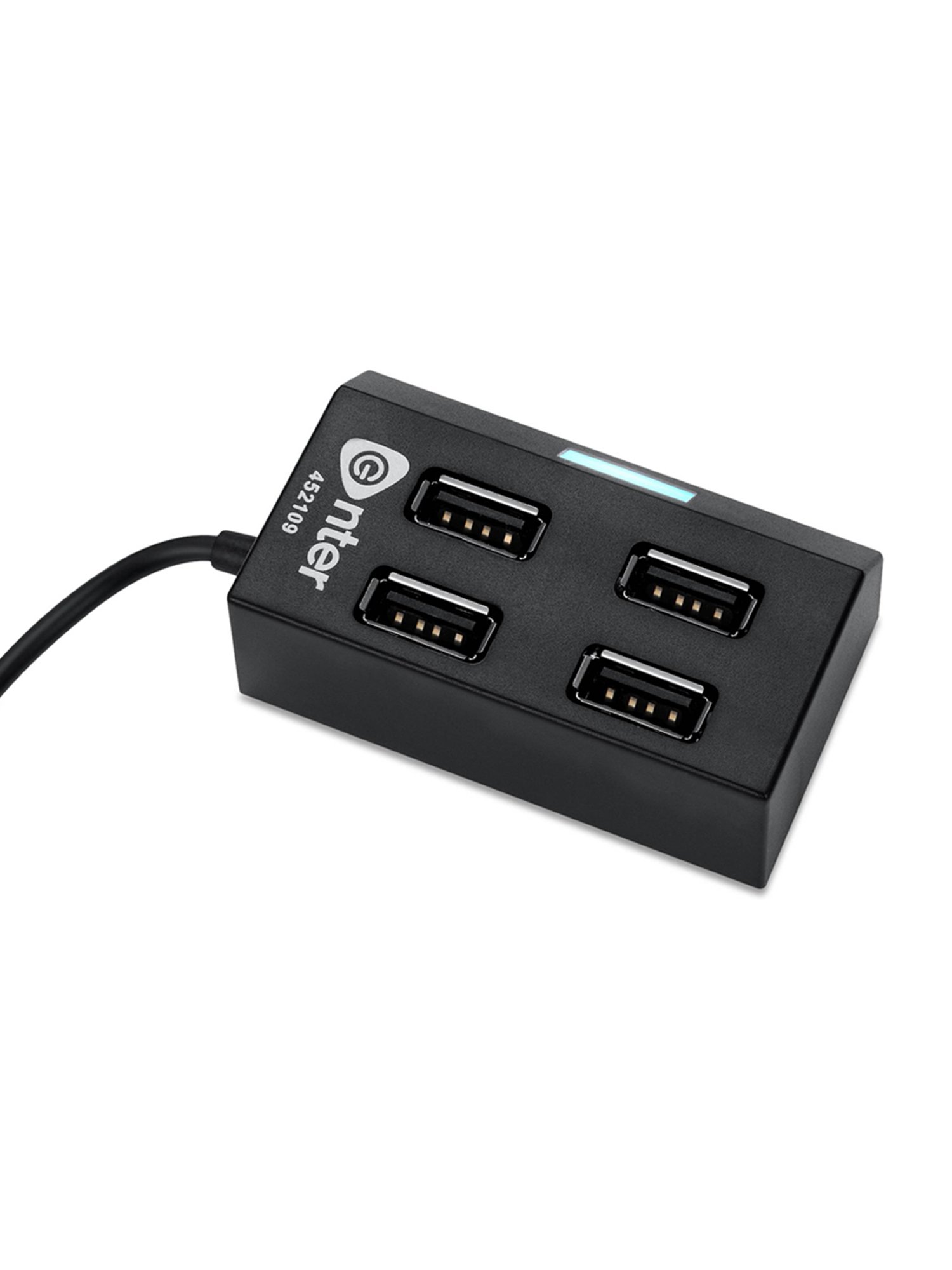 Enter U4H200 4 Port Hi-Speed with 480mbps USB Hub (Black)