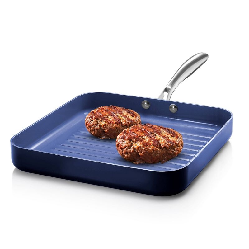 Granitestone Blue 10.5" Square Grill Pan