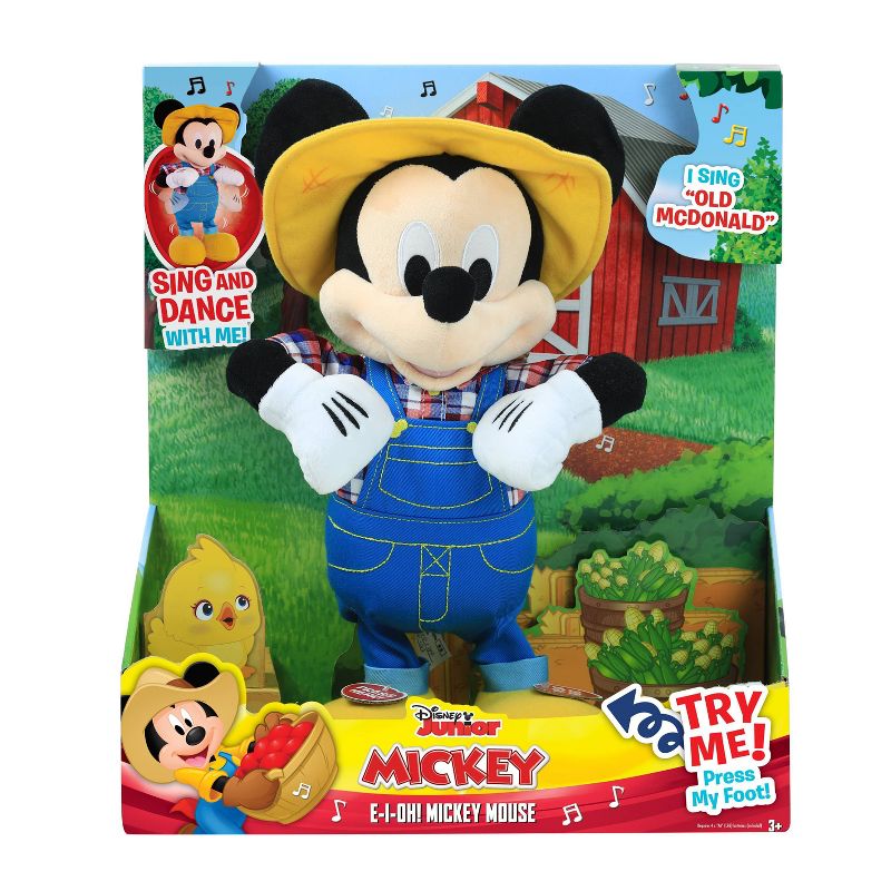 Mickey Mouse E-I-Oh! Feature Plush