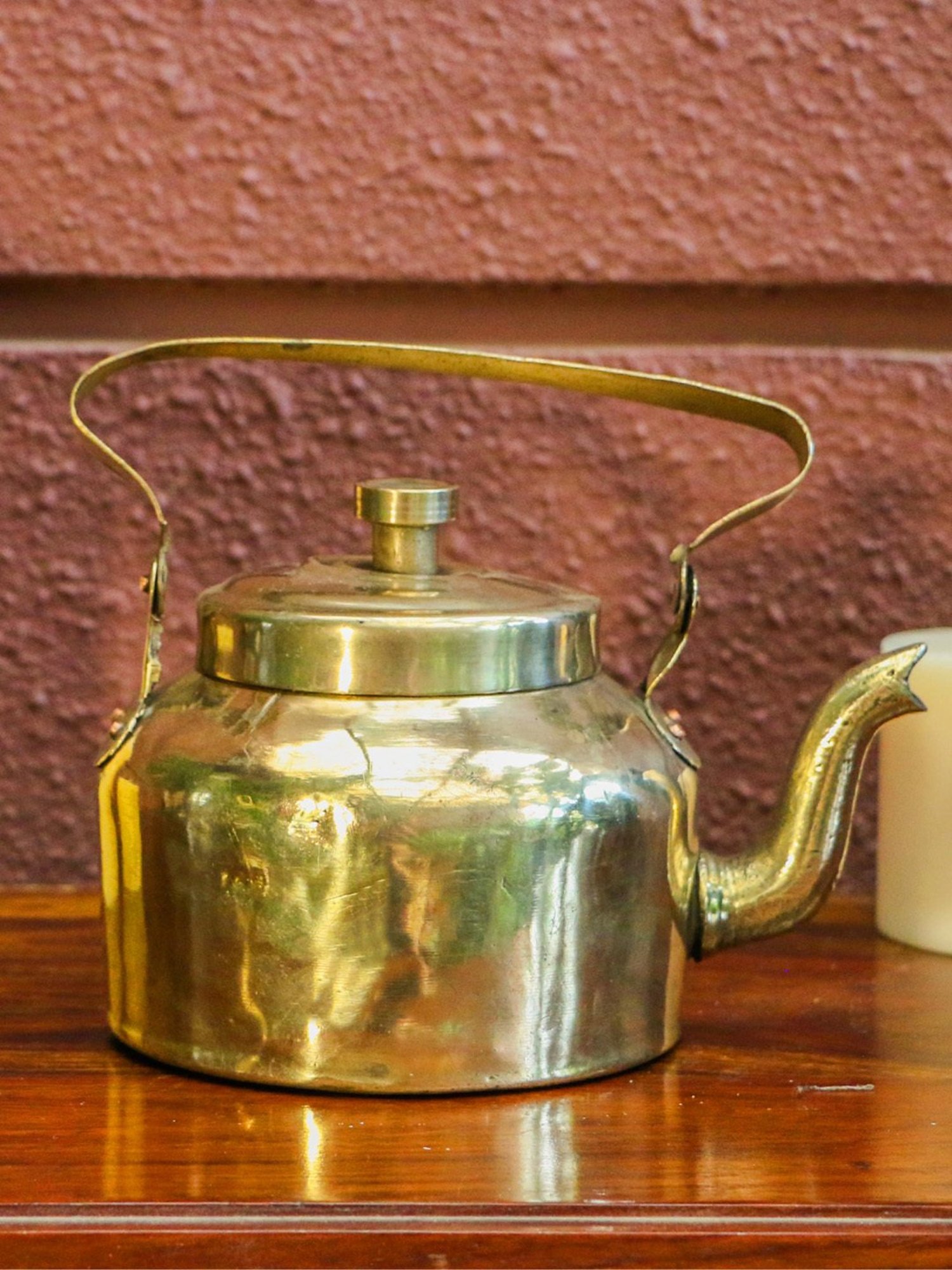 Ambi Vintage Brass Kettle - A Collector'S Item !