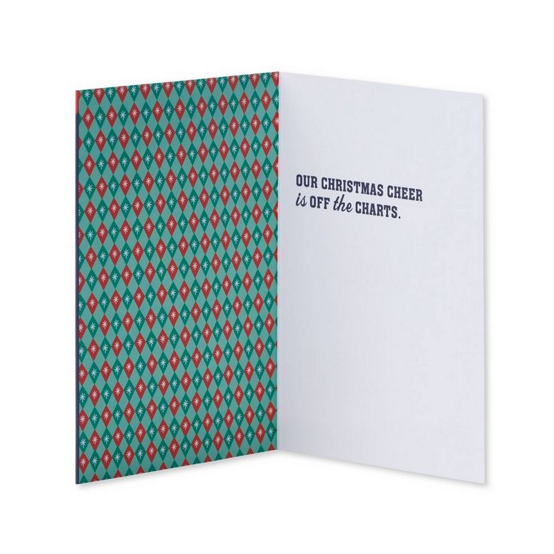 Funny "Jingle" Christmas Card With Glitter