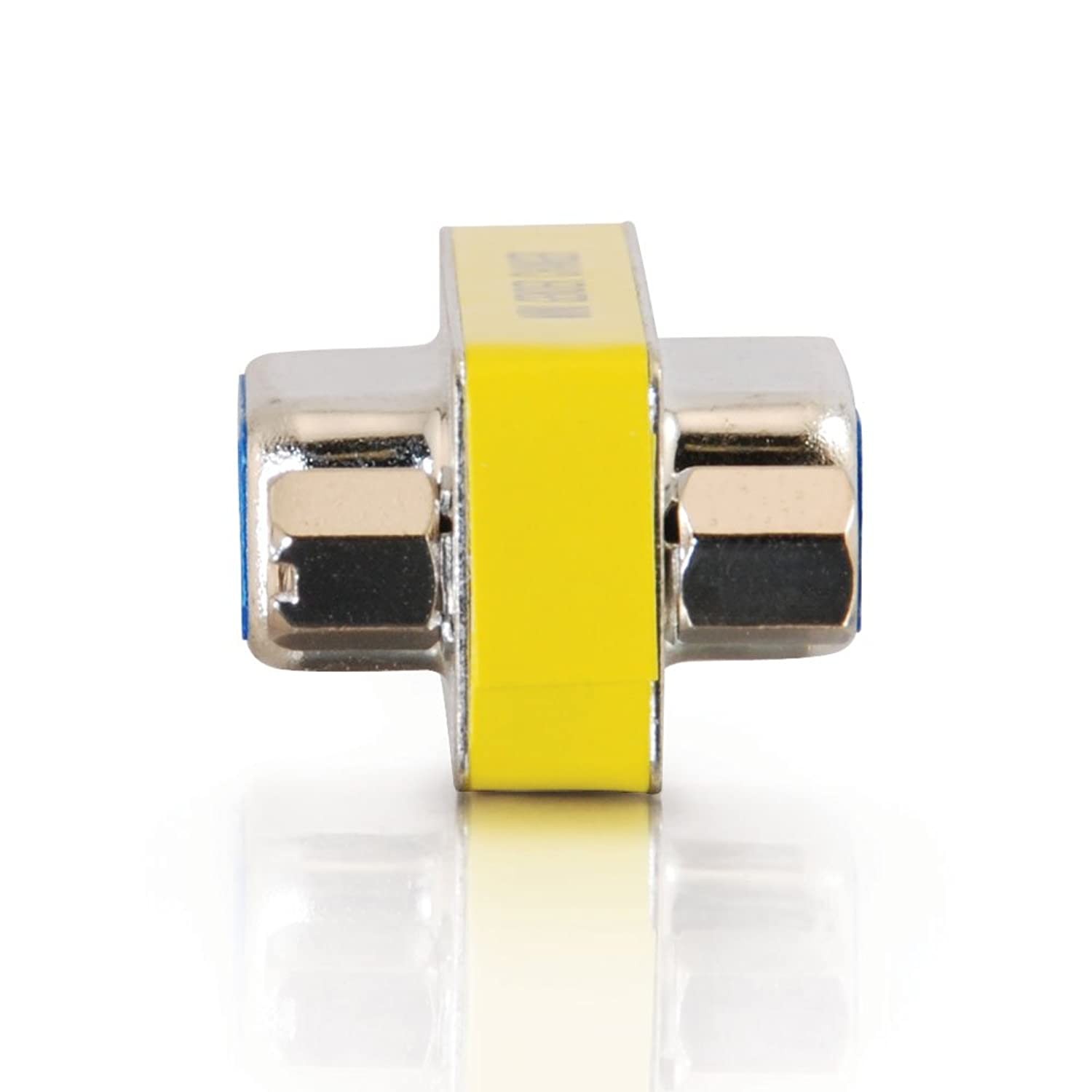 C2G 02781 DB9 F/F Serial RS232 Mini Gender Changer/Coupler, Nickel