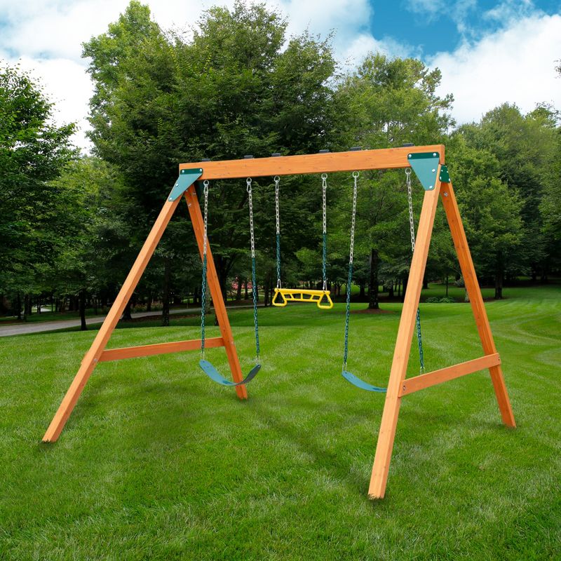 Swing-N-Slide Ranger Wood Swing Set