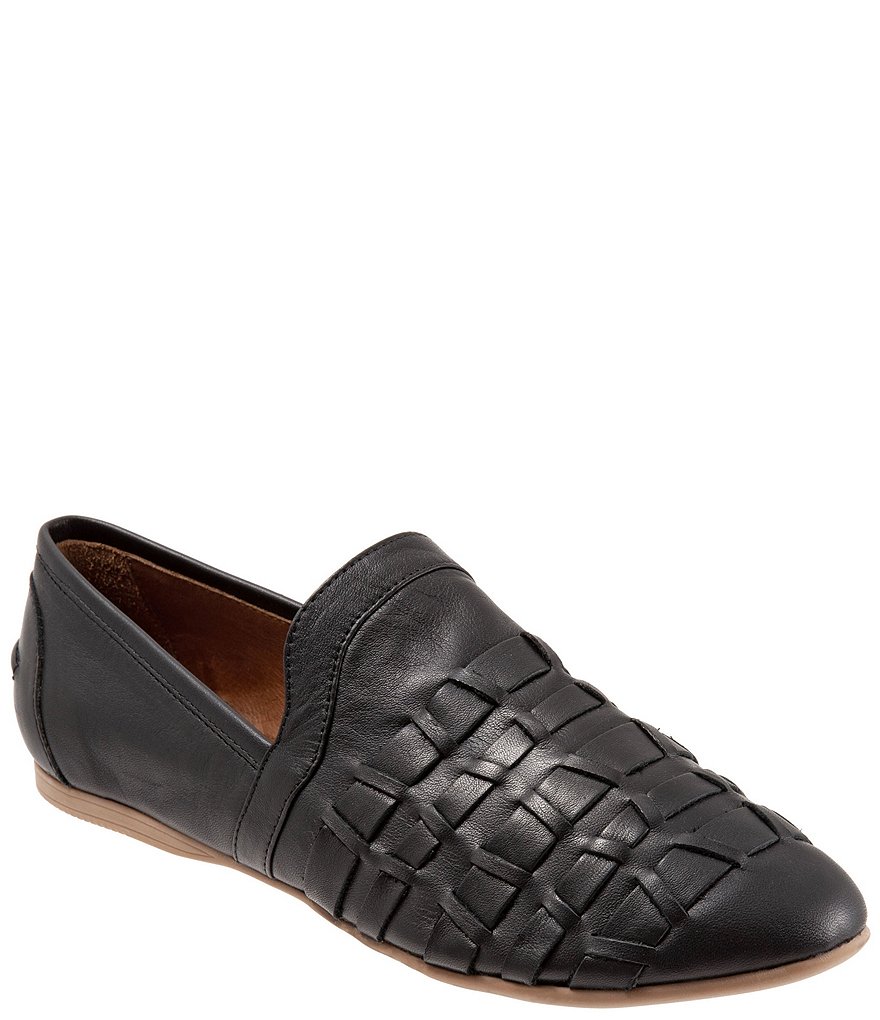 Bueno Kristy Woven Leather Slip-On Flats