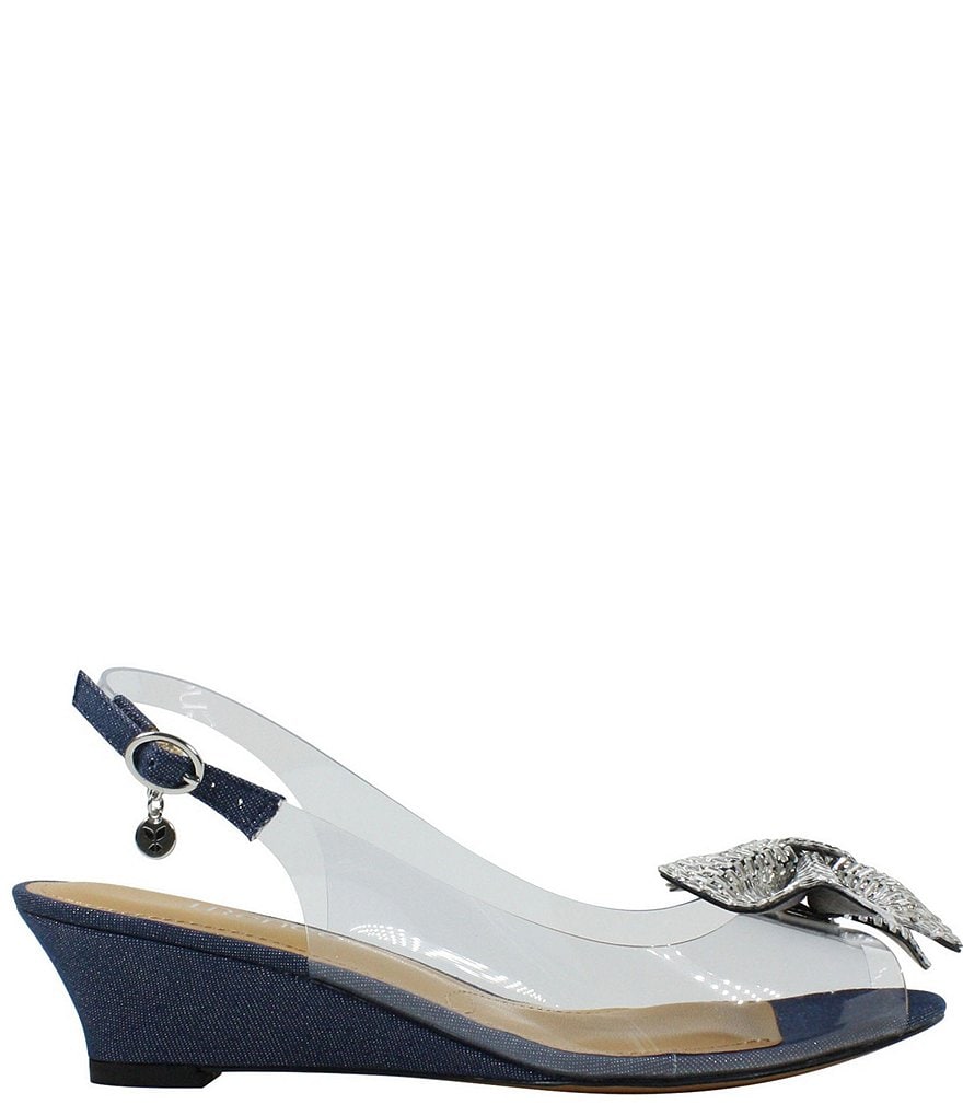 Trotters Kari Pearlized Leather Block-Heel Pumps