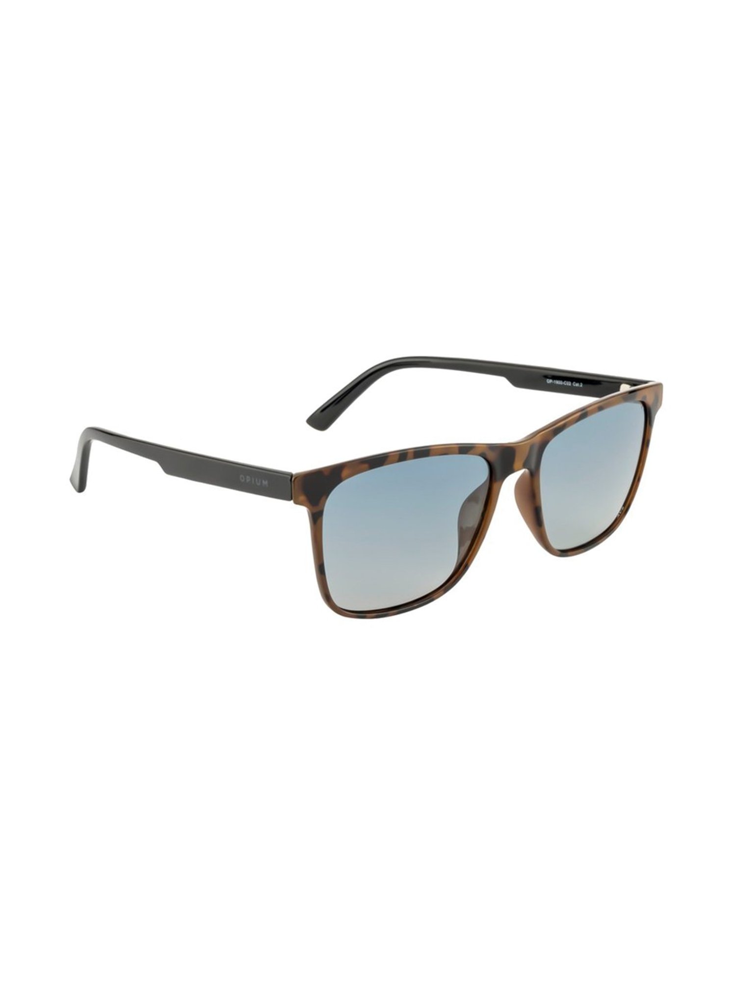 Opium Blue Wayfarer Polarized Sunglasses for Men